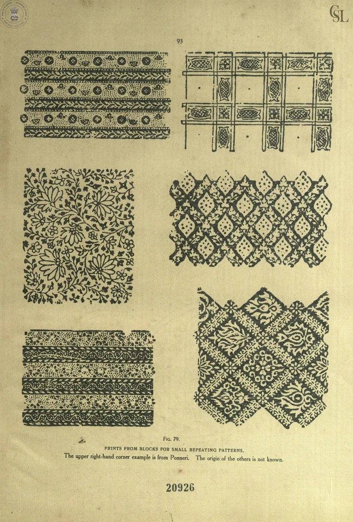 An illustration from Cotton Painting and Printing in the Madras Presidency, 1917, leaf 96