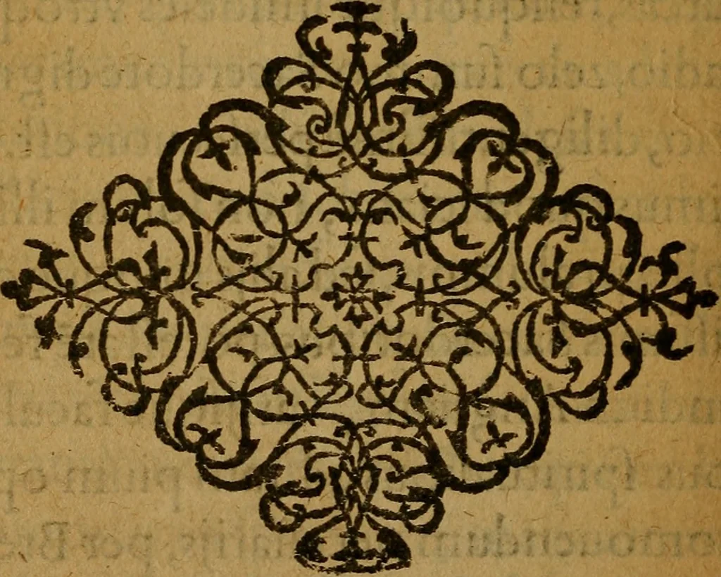An illustration from Doctissimi viri Nicolai Sanderi, De origine ac progressu schismatis Anglicani, liber : continens historiam maximè ecclesiasticam, annorum circiter sexaginta, lectu dignissimam: nimirum, ab anno 21. regni Henrici 8, quo primum cogitare cæpit de repudianda legitima vxore serenissima Catherina, usque ad hunc vigesimum septimum Elizabethæ, quæ ultima est eiusdem Henrici soboles, 1585, leaf 377
