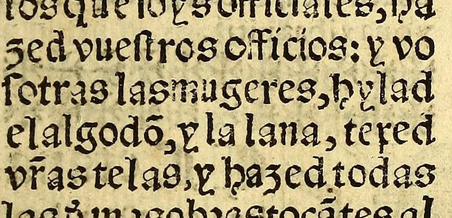 An illustration from Doctrina Christiana en lengua Castellana y Çapoteca:, 1567, leaf 147