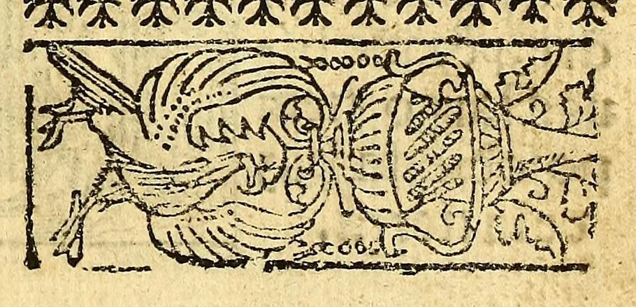 An illustration from Doctrina Christiana en lengua Castellana y Çapoteca:, 1567, leaf 147
