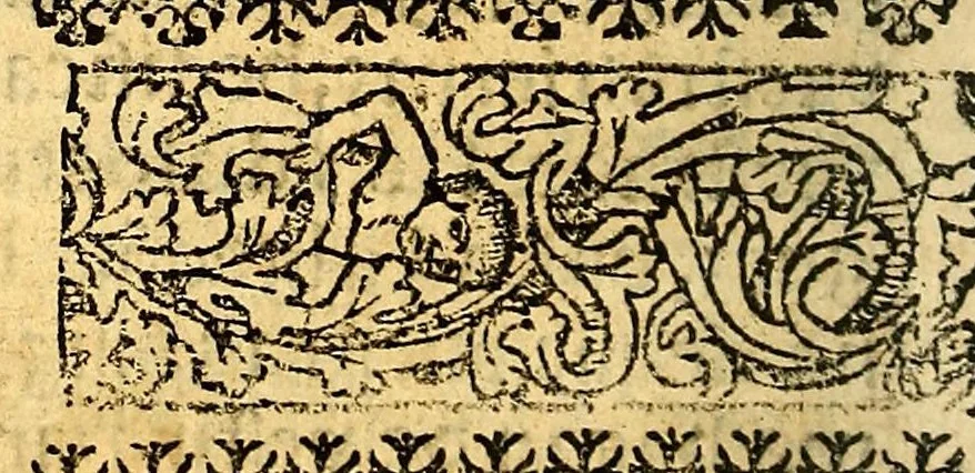 An illustration from Doctrina Christiana en lengua Castellana y Çapoteca:, 1567, leaf 230