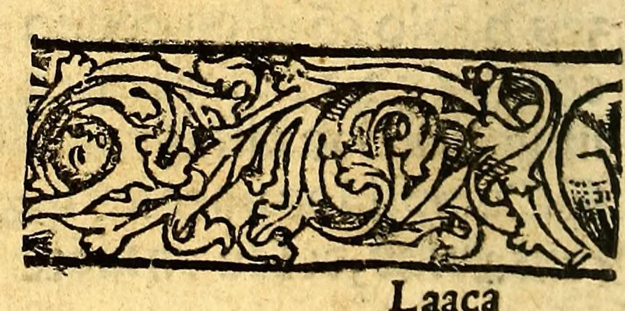 An illustration from Doctrina Christiana en lengua Castellana y Çapoteca:, 1567, leaf 84