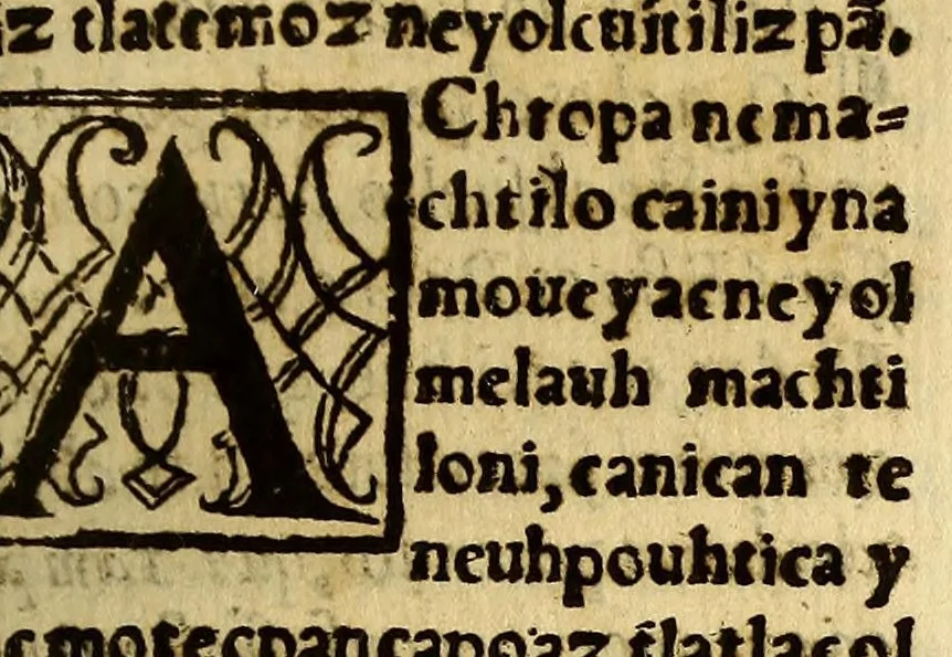 An illustration from Doctrina christiana muy cumplida, : donde se contiene la exposicion de todo lo necessario para doctrinar alos Yndios, y administralles los Sanctos Sacramentos., 1575, leaf 127
