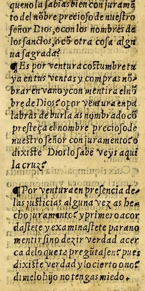 An illustration from Doctrina christiana muy cumplida, : donde se contiene la exposicion de todo lo necessario para doctrinar alos Yndios, y administralles los Sanctos Sacramentos., 1575, leaf 131