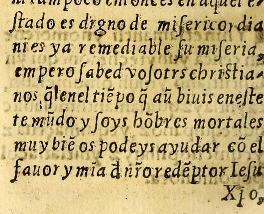 An illustration from Doctrina christiana muy cumplida, : donde se contiene la exposicion de todo lo necessario para doctrinar alos Yndios, y administralles los Sanctos Sacramentos., 1575, leaf 164