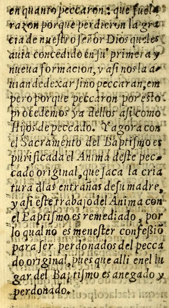 An illustration from Doctrina christiana muy cumplida, : donde se contiene la exposicion de todo lo necessario para doctrinar alos Yndios, y administralles los Sanctos Sacramentos., 1575, leaf 192