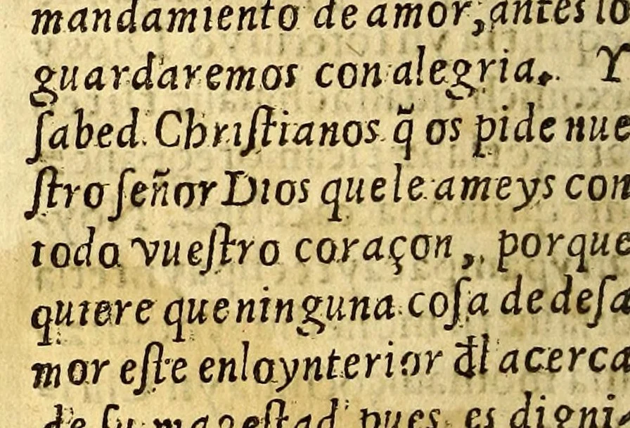 An illustration from Doctrina christiana muy cumplida, : donde se contiene la exposicion de todo lo necessario para doctrinar alos Yndios, y administralles los Sanctos Sacramentos., 1575, leaf 88