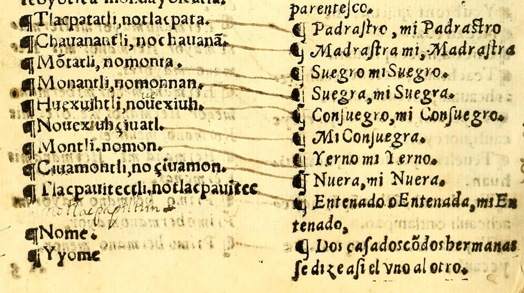 An illustration from Doctrina christiana muy cumplida, : donde se contiene la exposicion de todo lo necessario para doctrinar alos Yndios, y administralles los Sanctos Sacramentos., 1575, leaf 166