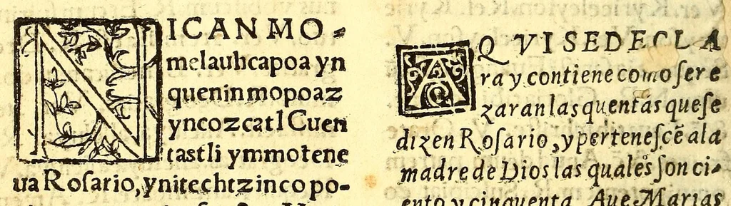 An illustration from Doctrina christiana muy cumplida, : donde se contiene la exposicion de todo lo necessario para doctrinar alos Yndios, y administralles los Sanctos Sacramentos., 1575, leaf 252