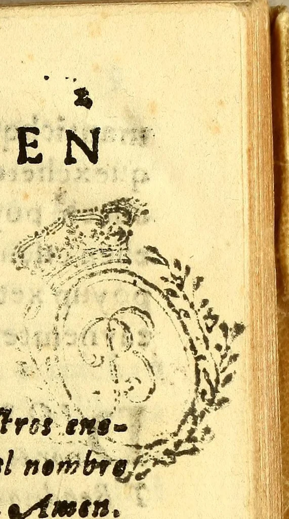 An illustration from Doctrina christiana y cathecismo en la lengua allentiac, que corre en la cuidad de S. Iuan de la Frontera, con vn Confessonario [sic], Arte, y Bocabulario breues., 1607, leaf 7