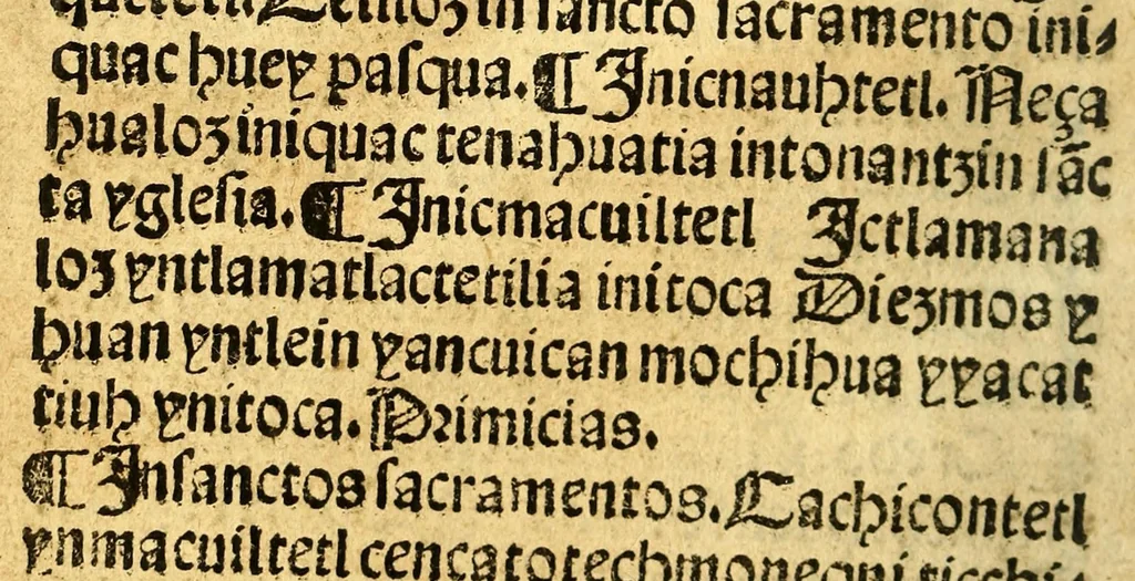 An illustration from [Doctrina cristiana en lengua mexicana.], 1548, leaf 108