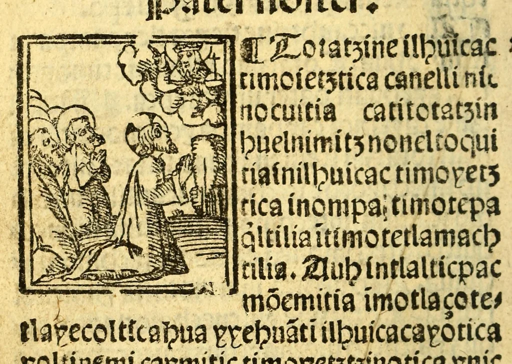 An illustration from [Doctrina cristiana en lengua mexicana.], 1548, leaf 34