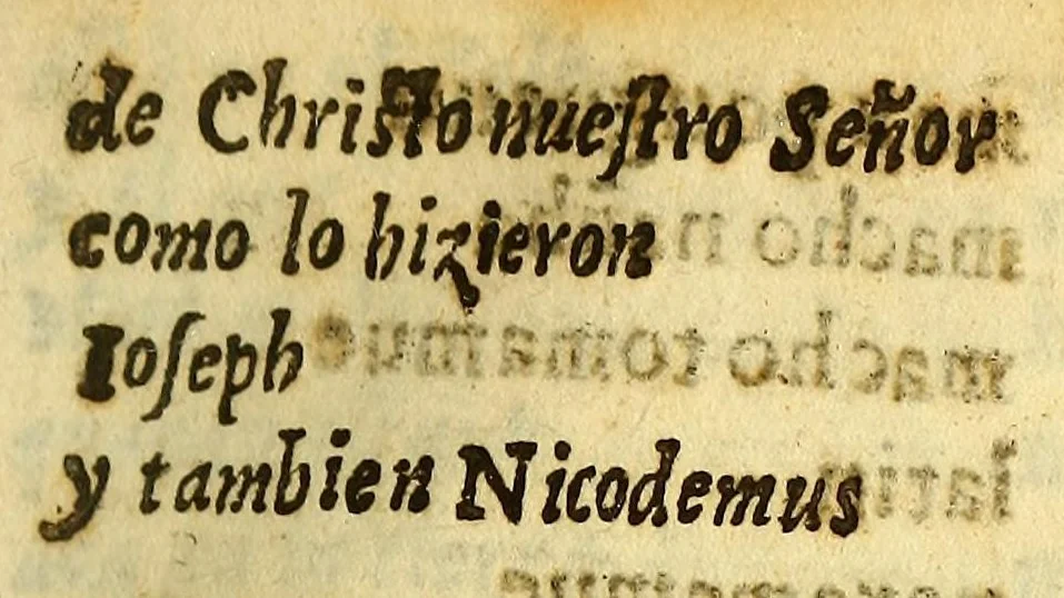 An illustration from Doctrina y enseñança en la lengua maçahua de cosas muy vtiles, y prouechosas para los ministros de doctrina, y para los naturales que hablan la lengua maçahua ..., 1637, leaf 277