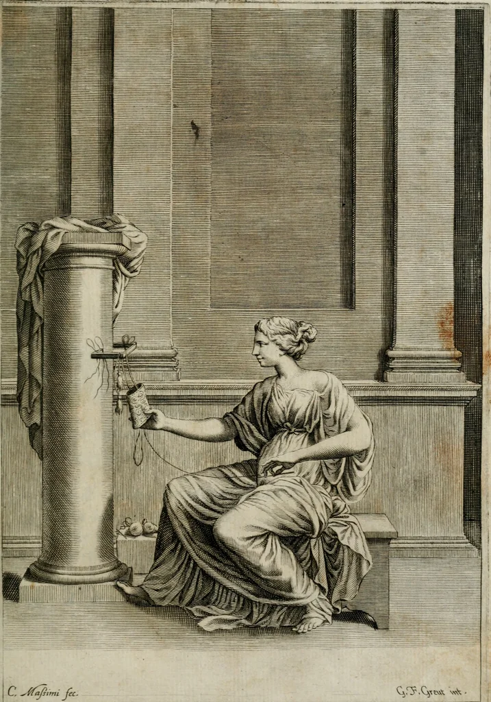 An illustration from Documenti d'amore, 1640, leaf 140