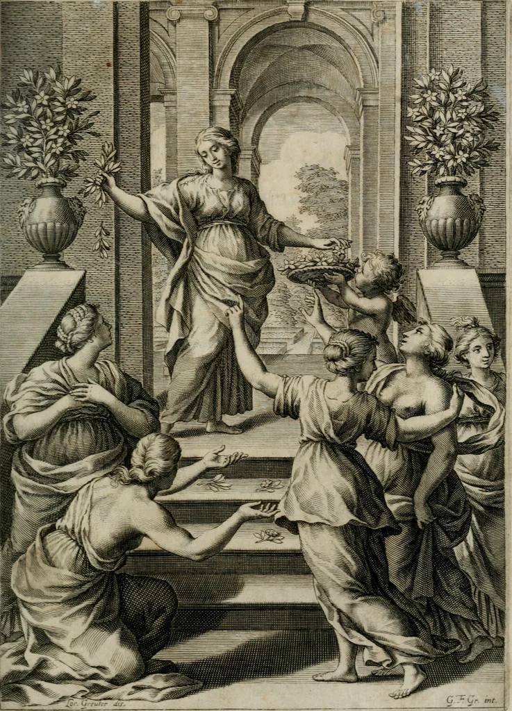 An illustration from Documenti d'amore, 1640, leaf 234