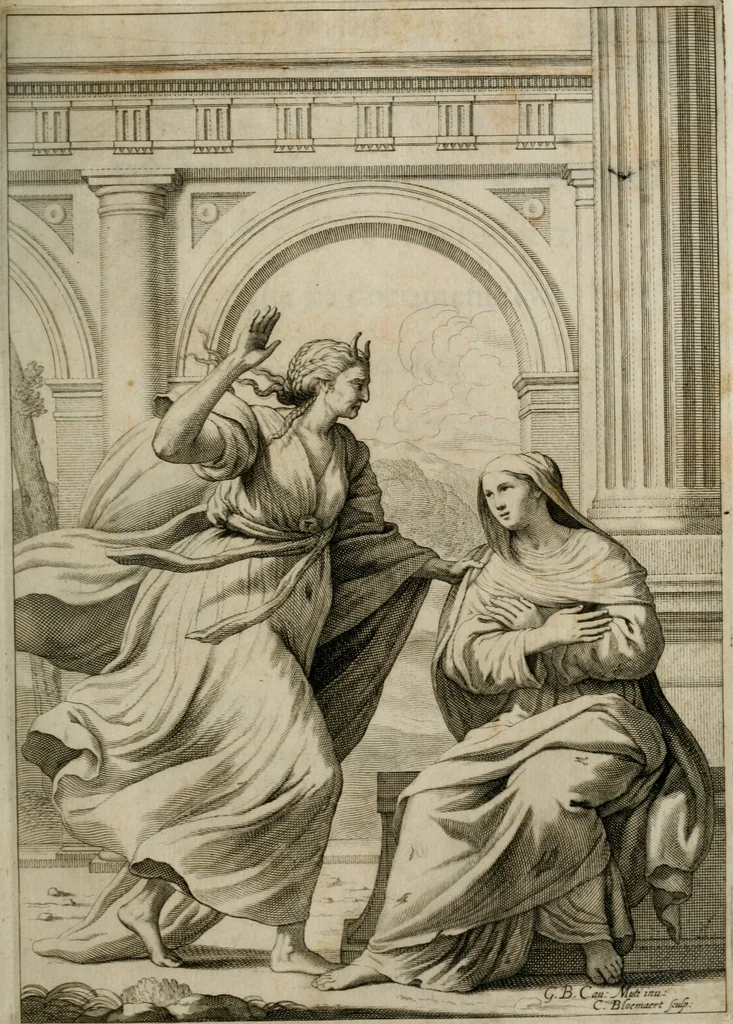An illustration from Documenti d'amore, 1640, leaf 246