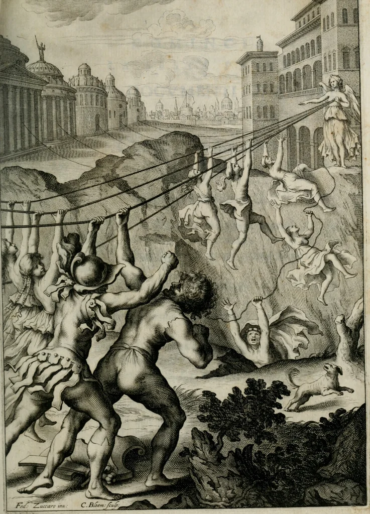 An illustration from Documenti d'amore, 1640, leaf 260