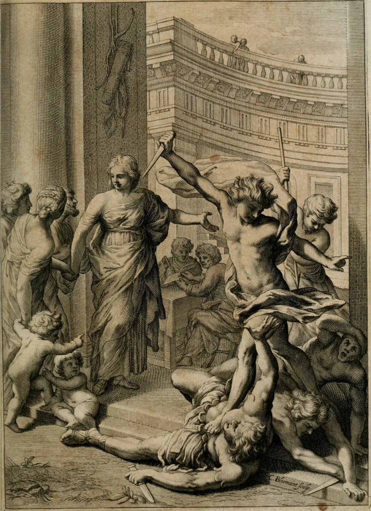 An illustration from Documenti d'amore, 1640, leaf 386