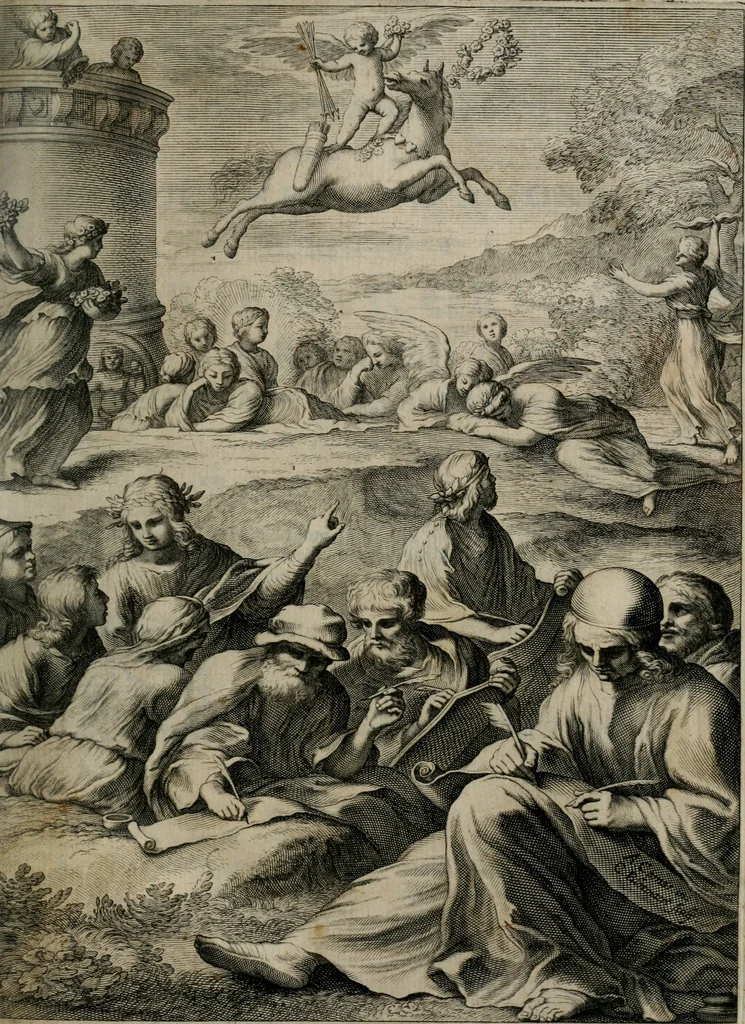 An illustration from Documenti d'amore, 1640, leaf 48