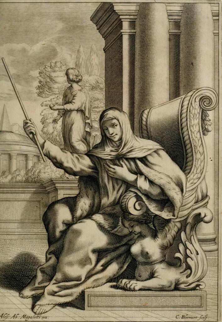 An illustration from Documenti d'amore, 1640, leaf 56