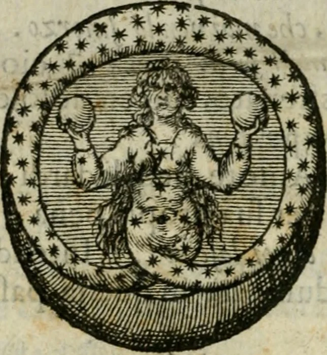 An illustration from Documenti d'amore, 1640, leaf 565