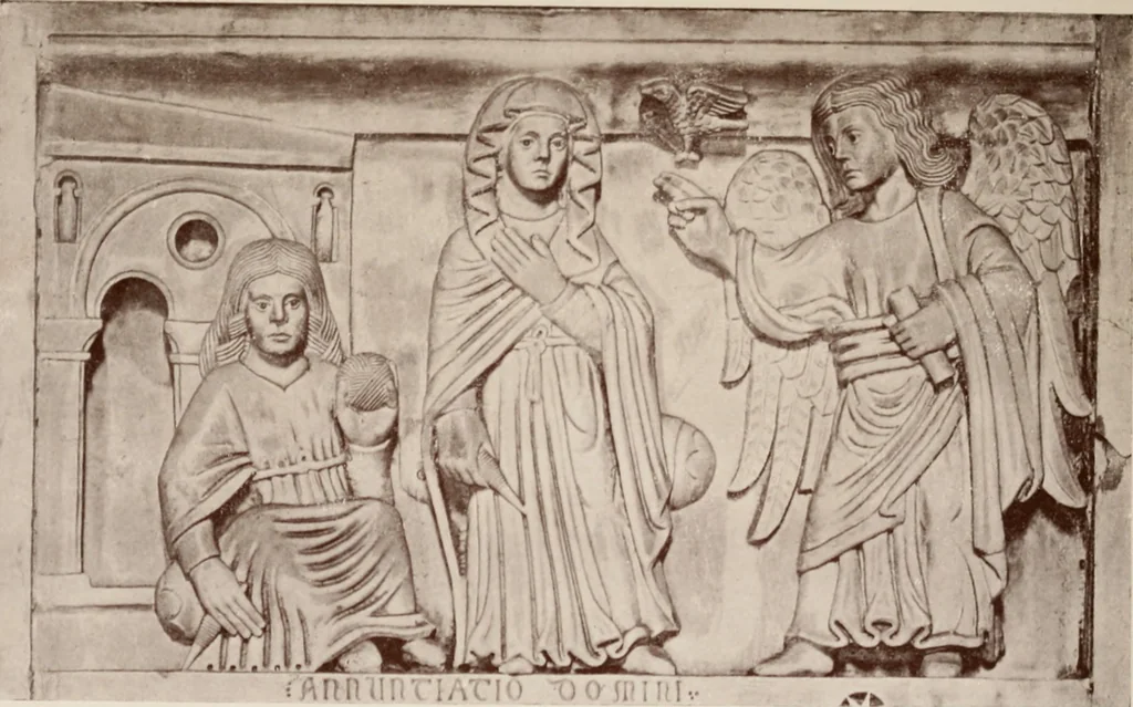 An illustration from Documenti toscani per la storia dell'arte, 1910, leaf 44