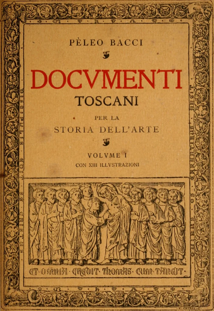 An illustration from Documenti toscani per la storia dell'arte, 1910, leaf 6