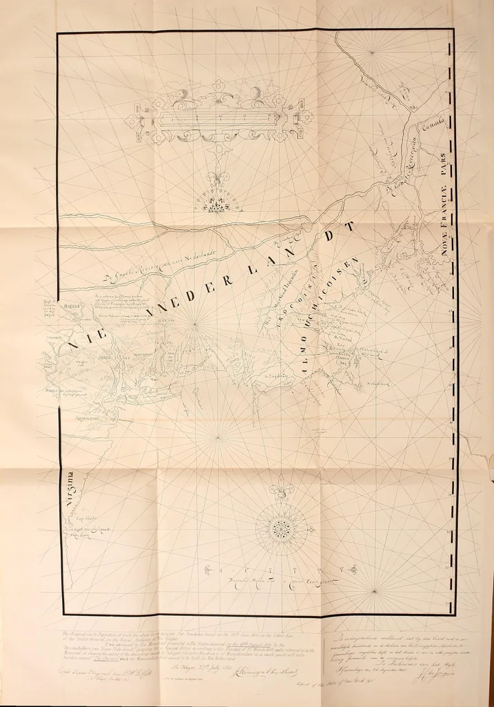 An illustration from Documents relative to the colonial history of the state of New- York, 1853, leaf 100
