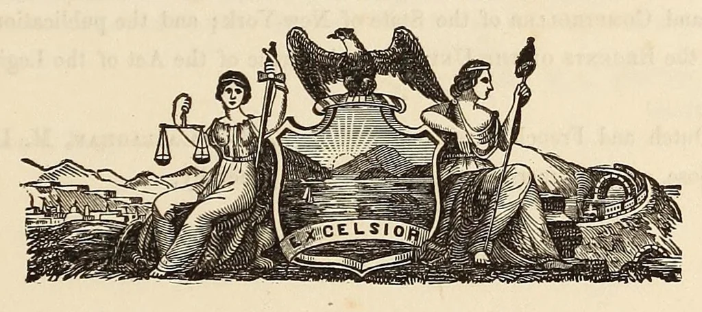 An illustration from Documents relative to the colonial history of the state of New- York, 1853, leaf 7