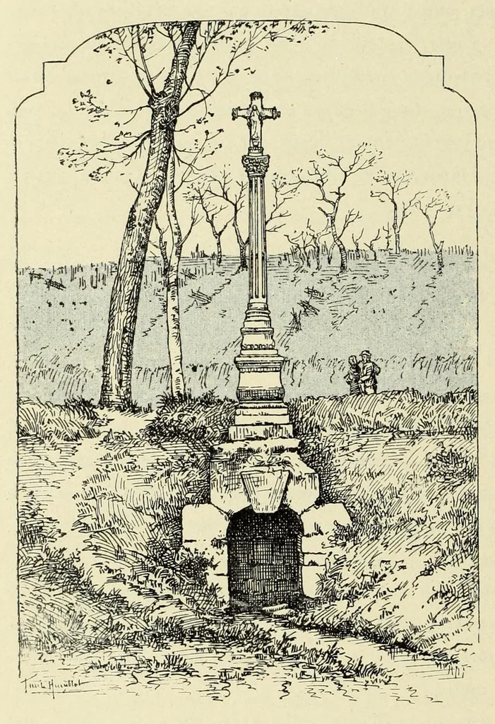 An illustration from Documents sur la sculpture religieuse du pays Joinvillois et de la Hte-Marne : Croix et Dieux de pitié, 1903, leaf 100