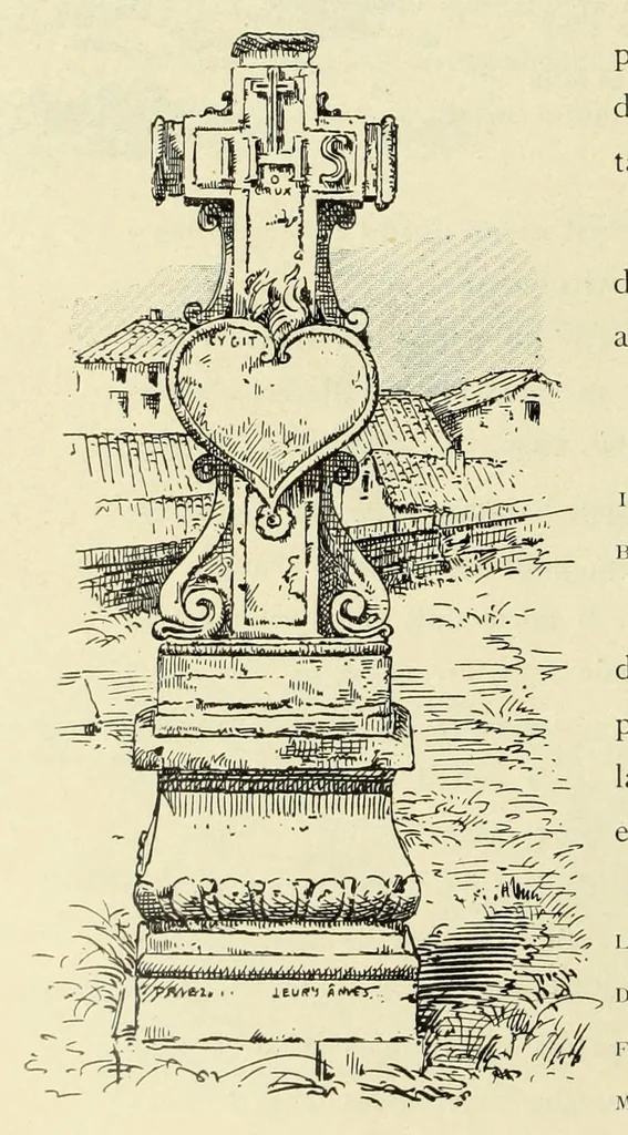 An illustration from Documents sur la sculpture religieuse du pays Joinvillois et de la Hte-Marne : Croix et Dieux de pitié, 1903, leaf 122