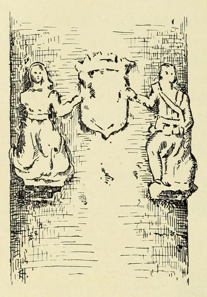 An illustration from Documents sur la sculpture religieuse du pays Joinvillois et de la Hte-Marne : Croix et Dieux de pitié, 1903, leaf 136