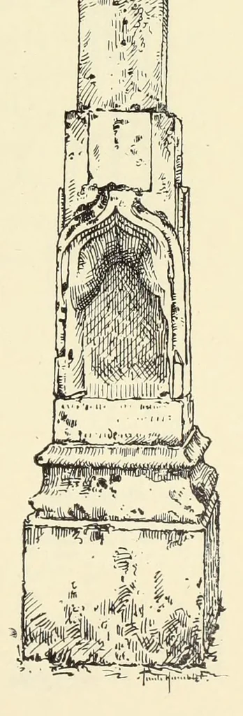 An illustration from Documents sur la sculpture religieuse du pays Joinvillois et de la Hte-Marne : Croix et Dieux de pitié, 1903, leaf 161