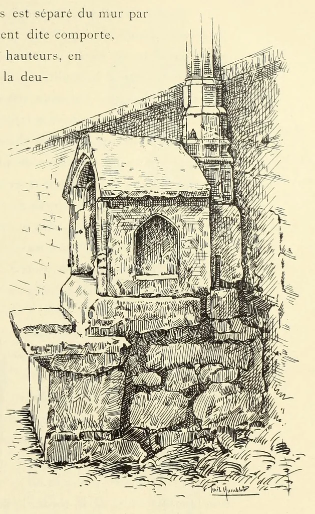 An illustration from Documents sur la sculpture religieuse du pays Joinvillois et de la Hte-Marne : Croix et Dieux de pitié, 1903, leaf 171