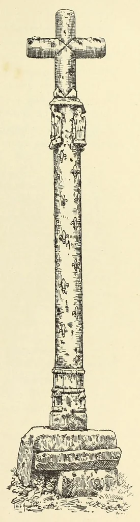 An illustration from Documents sur la sculpture religieuse du pays Joinvillois et de la Hte-Marne : Croix et Dieux de pitié, 1903, leaf 175