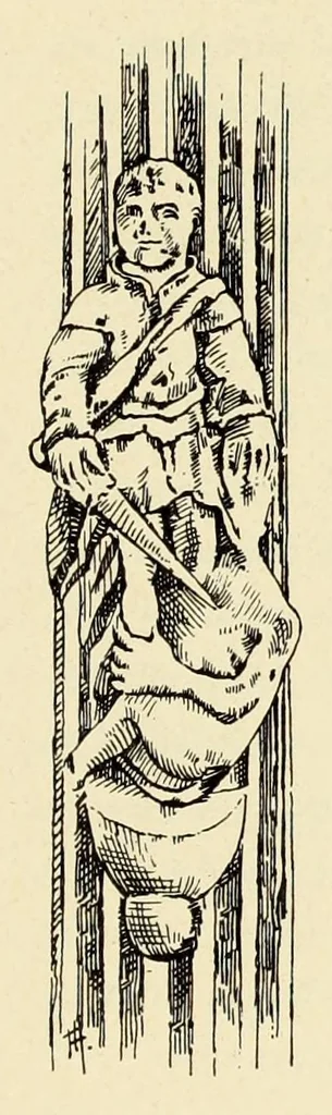 An illustration from Documents sur la sculpture religieuse du pays Joinvillois et de la Hte-Marne : Croix et Dieux de pitié, 1903, leaf 181