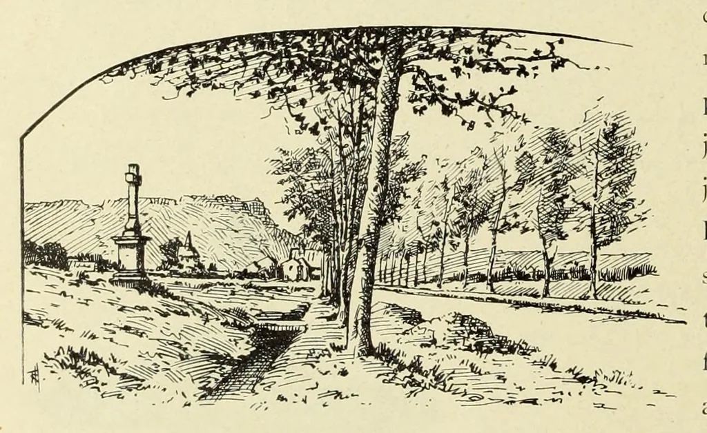 An illustration from Documents sur la sculpture religieuse du pays Joinvillois et de la Hte-Marne : Croix et Dieux de pitié, 1903, leaf 20