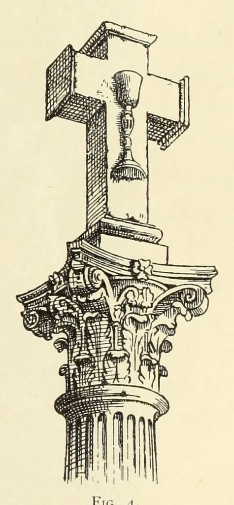 An illustration from Documents sur la sculpture religieuse du pays Joinvillois et de la Hte-Marne : Croix et Dieux de pitié, 1903, leaf 27