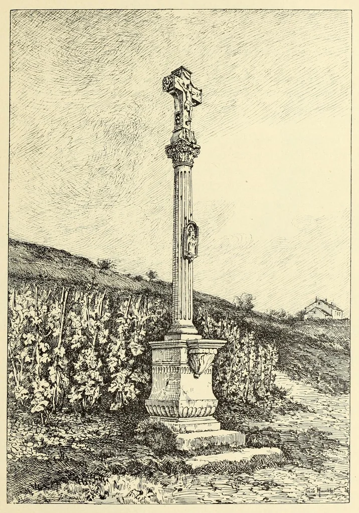 An illustration from Documents sur la sculpture religieuse du pays Joinvillois et de la Hte-Marne : Croix et Dieux de pitié, 1903, leaf 37