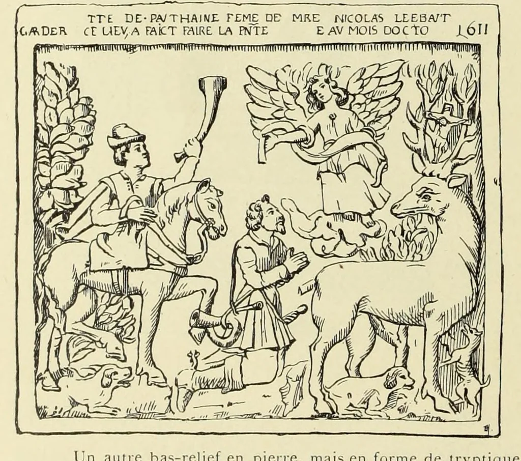 An illustration from Documents sur la sculpture religieuse du pays Joinvillois et de la Hte-Marne : Croix et Dieux de pitié, 1903, leaf 46