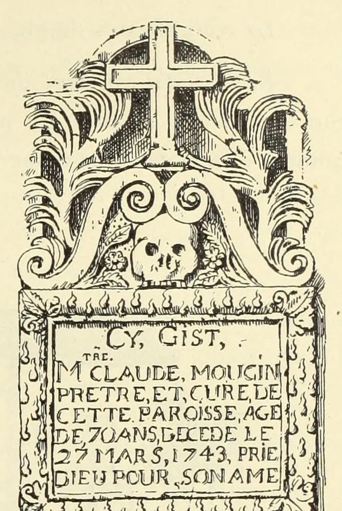 An illustration from Documents sur la sculpture religieuse du pays Joinvillois et de la Hte-Marne : Croix et Dieux de pitié, 1903, leaf 69