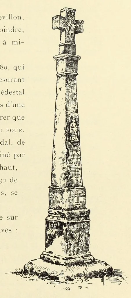 An illustration from Documents sur la sculpture religieuse du pays Joinvillois et de la Hte-Marne : Croix et Dieux de pitié, 1903, leaf 89