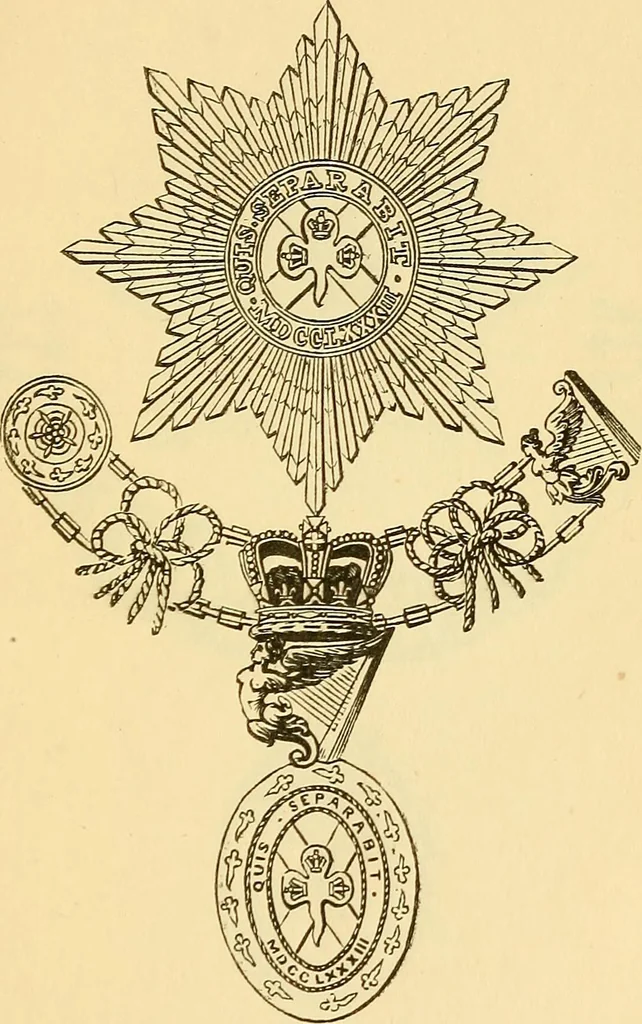 An illustration from Dod's peerage, baronetage and knightage, of Great Britain and Ireland, for ... : including all the titled classes, 1866, leaf 26