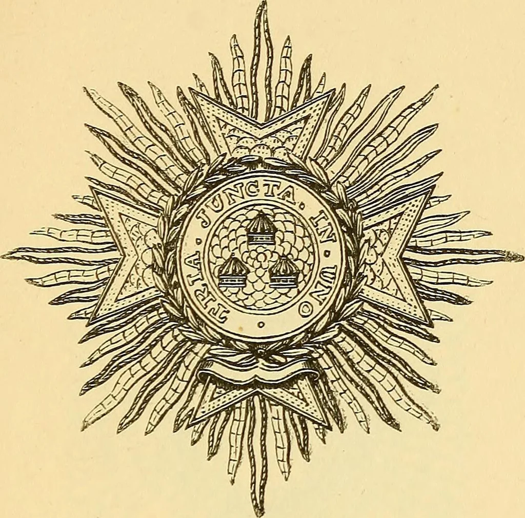 An illustration from Dod's peerage, baronetage and knightage, of Great Britain and Ireland, for ... : including all the titled classes, 1866, leaf 30