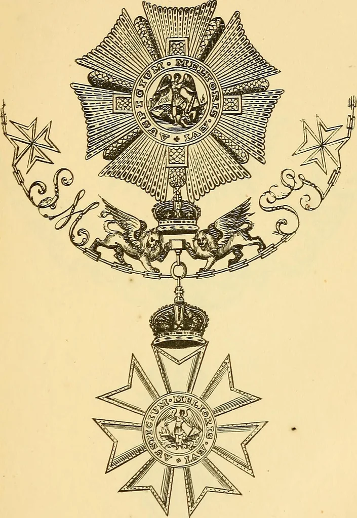 An illustration from Dod's peerage, baronetage and knightage, of Great Britain and Ireland, for ... : including all the titled classes, 1866, leaf 34