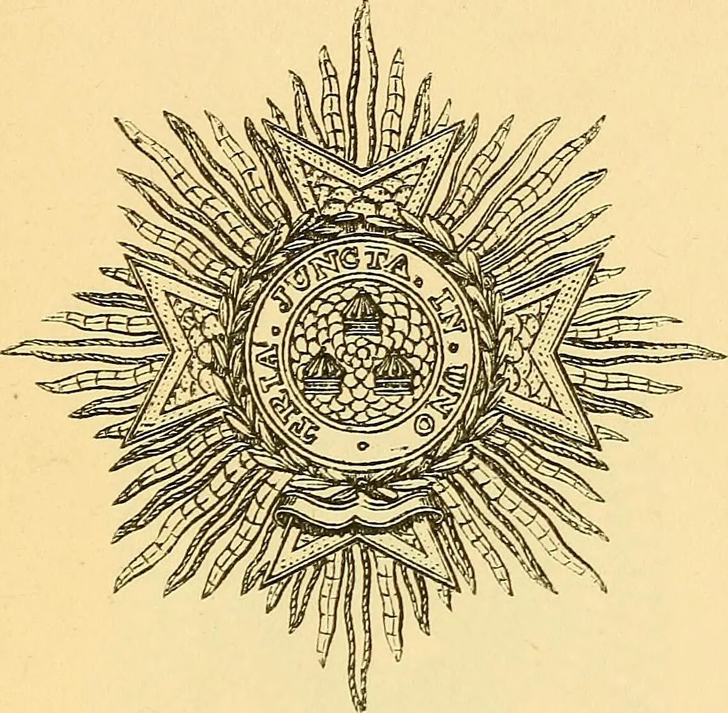 An illustration from Dod's peerage, baronetage and knightage, of Great Britain and Ireland, for ... : including all the titled classes, 1866, leaf 30