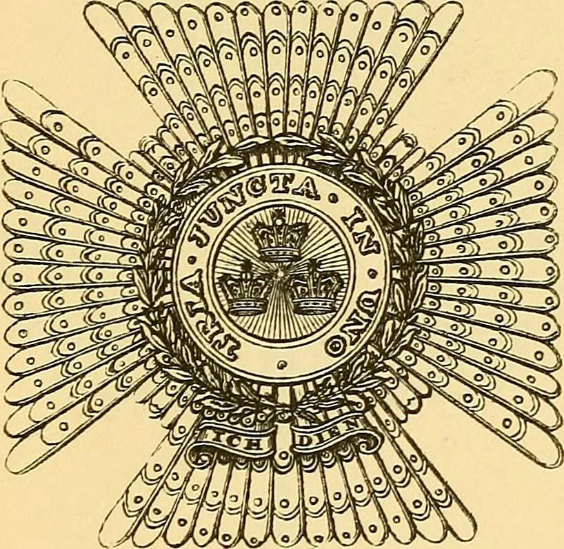 An illustration from Dod's peerage, baronetage and knightage, of Great Britain and Ireland, for ... : including all the titled classes, 1866, leaf 32