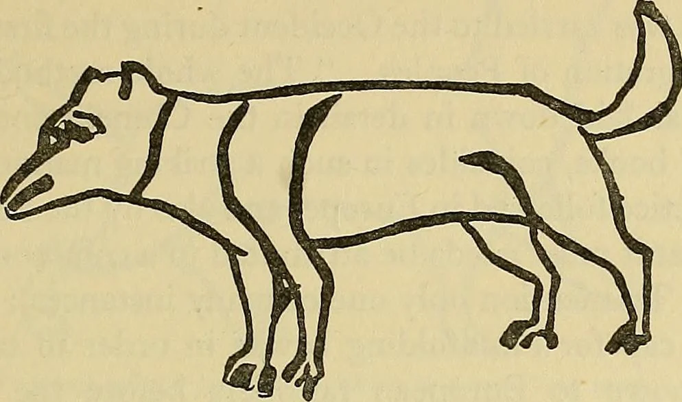 An illustration from Dogs of China & Japan in nature and art, 1921, leaf 104