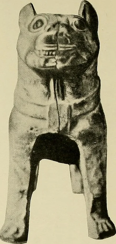 An illustration from Dogs of China & Japan in nature and art, 1921, leaf 122