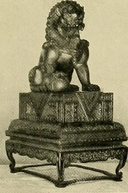 An illustration from Dogs of China & Japan in nature and art, 1921, leaf 154